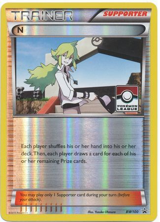 N BW100 BW Black Star Promos - Promo Reverse Holo Pokemon Card