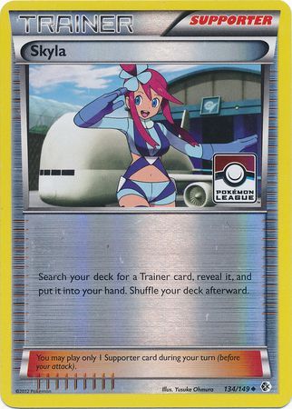 Skyla 134/149 Boundaries Crossed - Promo Reverse Holo Pokemon Card