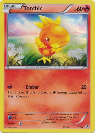 Torchic XY37 XY Black Star Promos - Promo Holo Pokemon Card