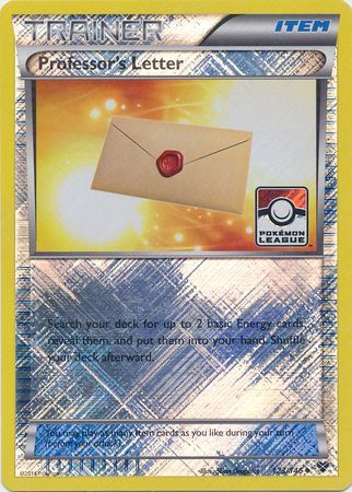 Professor's Letter 123/146 XY - Promo Reverse Holo Pokemon Card