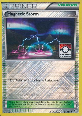 Magnetic Storm 91/106 FlashFire - Promo Reverse Holo Pokemon Card