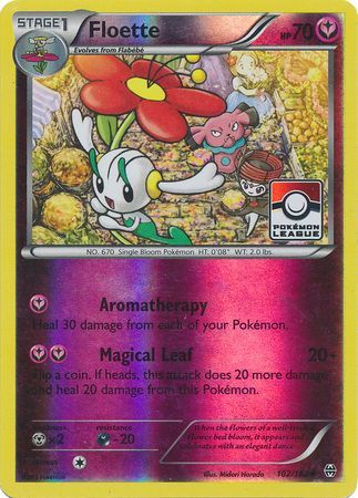 Floette 102/162 Breakthrough - Promo Reverse Holo Pokemon Card