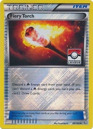 Fiery Torch 89/106 FlashFire - Promo Reverse Holo Pokemon Card