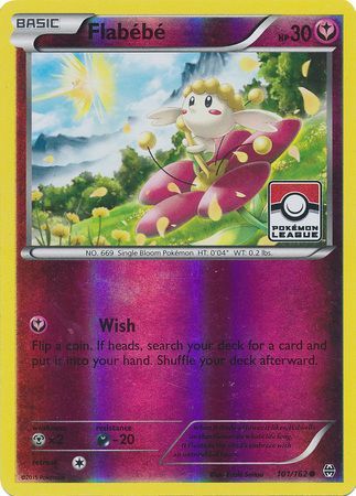 Flabebe 101/162 Breakthrough - Promo Reverse Holo Pokemon Card