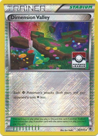 Dimension Valley 93/119 Phantom Forces - Promo Reverse Holo Pokemon Card
