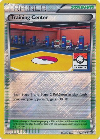 Training Center 102/111 Furious Fists - Promo Reverse Holo Pokemon Card