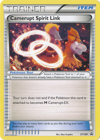 Camerupt Spirit Link XY199 XY Black Star Promos - Promo Holo Pokemon Card