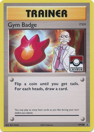 Gym Badge (Blaine) XY209 XY Black Star Promos - Promo Holo Pokemon Card