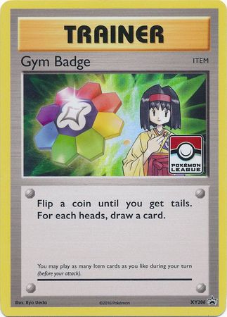 Gym Badge (Erika) XY206 XY Black Star Promos - Promo Holo Pokemon Card
