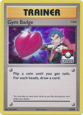 Gym Badge (Koga) XY207 XY Black Star Promos - Promo Holo Pokemon Card