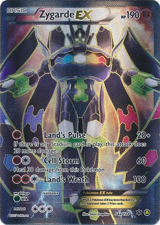 Zygarde EX 54a/124 Fates Collide - Promo Holo Pokemon Card