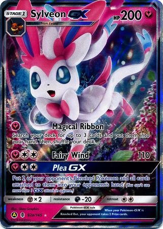 Sylveon GX 92a/145 Guardians Rising - Promo Holo Pokemon Card