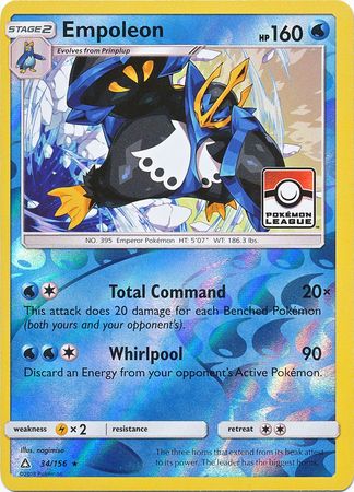 Empoleon 34/156 Ultra Prism - Promo Reverse Holo Pokemon Card