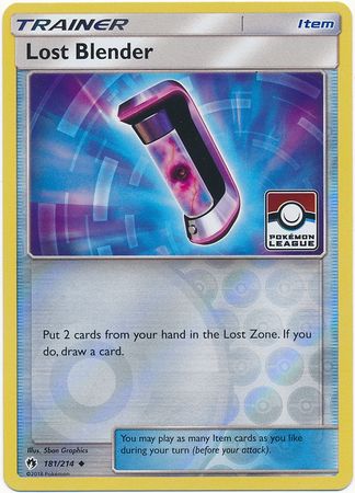 Lost Blender 181/214 Lost Thunder - Promo Reverse Holo Pokemon Card
