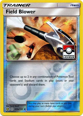 Field Blower 125a/145 Guardians Rising - Promo Reverse Holo Pokemon Card