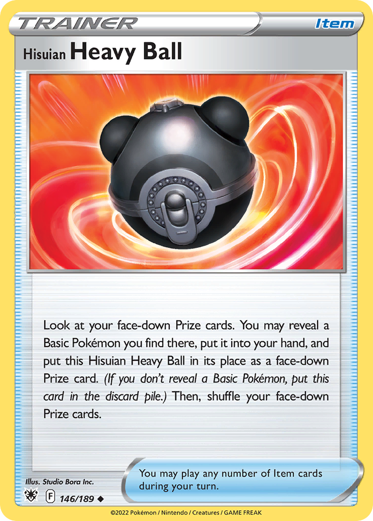 Hisuian Heavy Ball 146/189 Astral Radiance - Uncommon Non-Holo Pokemon Card