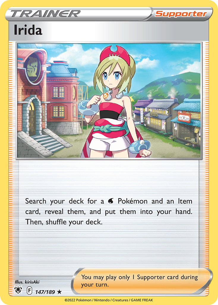 Irida 147/189 Astral Radiance - Rare Holo Holo Pokemon Card