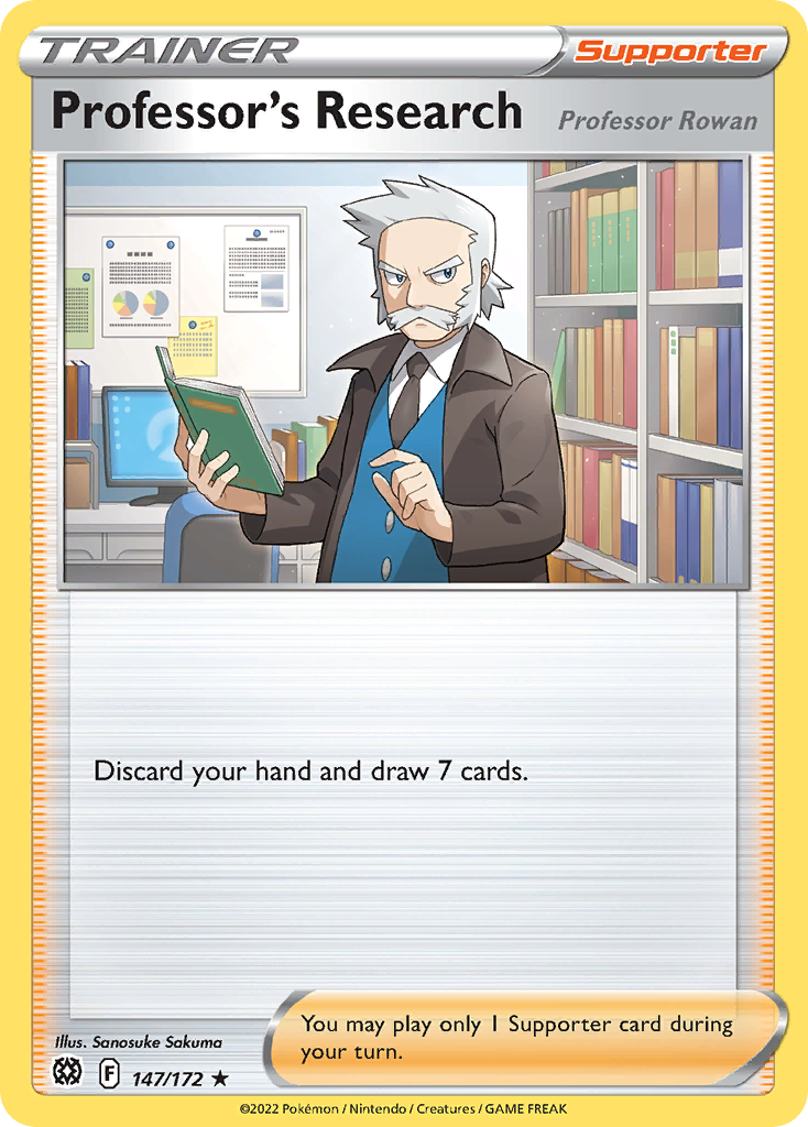 Professor's Research 147/172 Brilliant Stars - Rare Holo Holo Pokemon Card