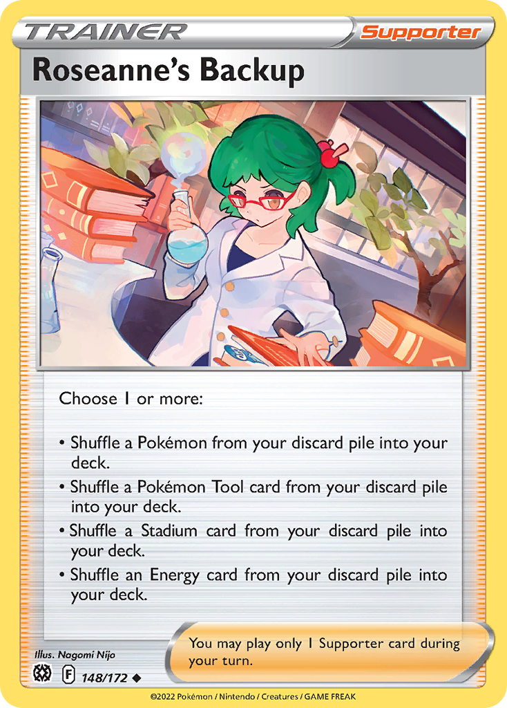 Roseanne's Backup 148/172 Brilliant Stars - Uncommon Non-Holo Pokemon Card