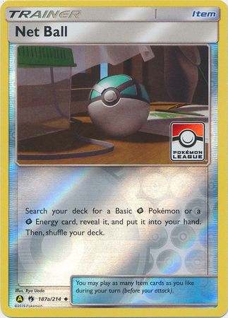 Net Ball 187a/214 Lost Thunder - Promo Reverse Holo Pokemon Card