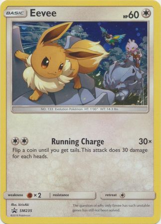 Eevee SM235 SM Black Star Promos - Promo Holo Pokemon Card