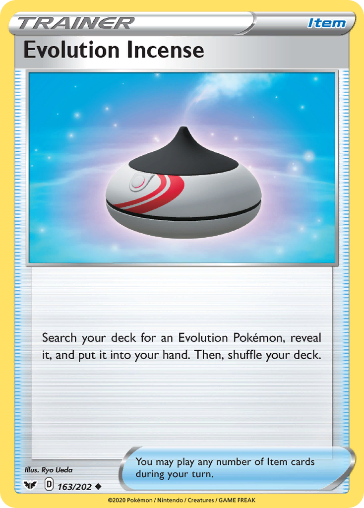 Evolution Incense 163/202 Sword & Shield - Uncommon Non-Holo Pokemon Card