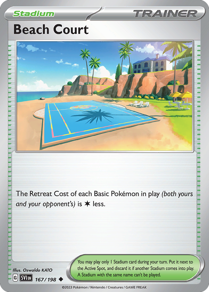 Beach Court 167/198 Scarlet & Violet - Uncommon Non-Holo Pokemon Card