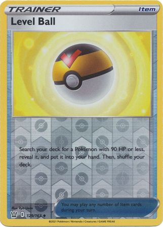 Level Ball 129/163 Battle Styles - Uncommon Reverse Holo Pokemon Card