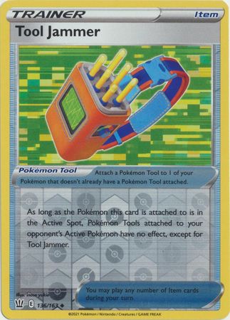 Tool Jammer 136/163 Battle Styles - Uncommon Reverse Holo Pokemon Card