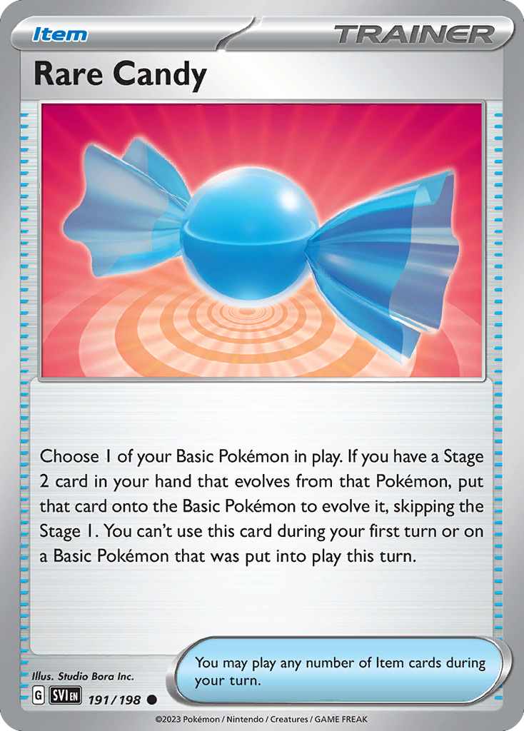 Rare Candy 191/198 Scarlet & Violet - Common Non-Holo Pokemon Card