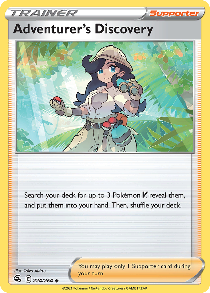 Adventurer's Discovery 224/264 Fusion Strike - Uncommon Non-Holo Pokemon Card