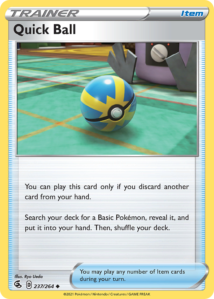 Quick Ball 237/264 Fusion Strike - Uncommon Non-Holo Pokemon Card