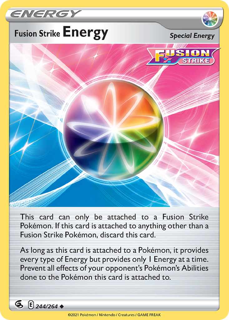 Fusion Strike Energy 244/264 Fusion Strike - Uncommon Non-Holo Pokemon Card