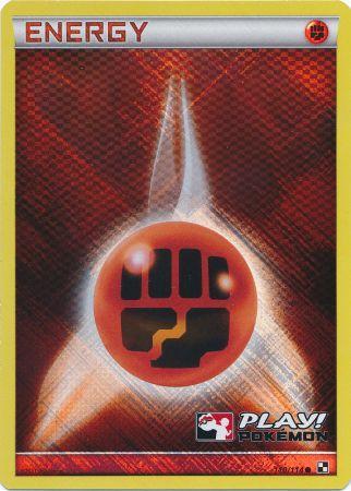 Fighting Energy 110/114 Black & White - Promo Reverse Holo Pokemon Card