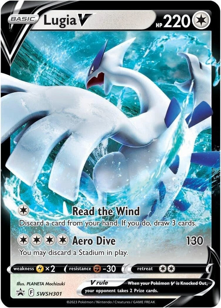 Lugia V SWSH301 Sword & Shield Black Star Promos - Promo Holo Pokemon Card