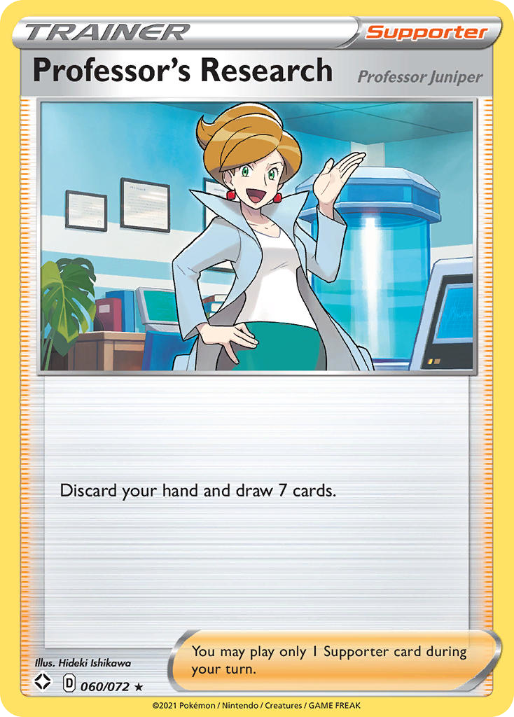 Professor's Research 060/072 Shining Fates - Rare Non-Holo Pokemon Card