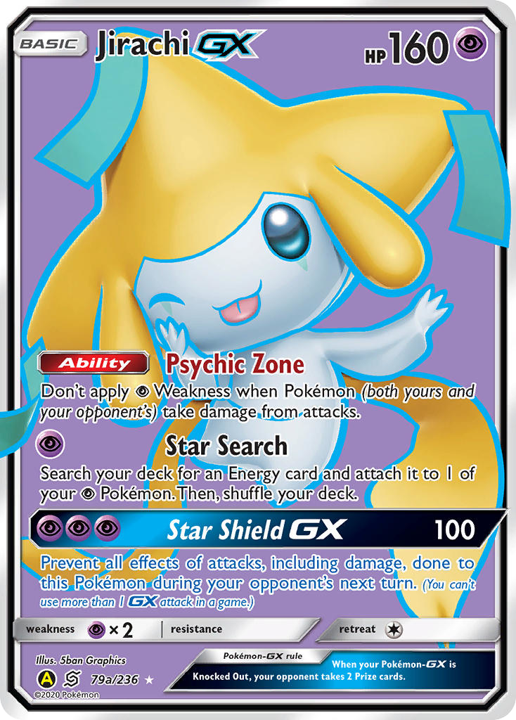 Jirachi GX - Pokemon Live Online Code