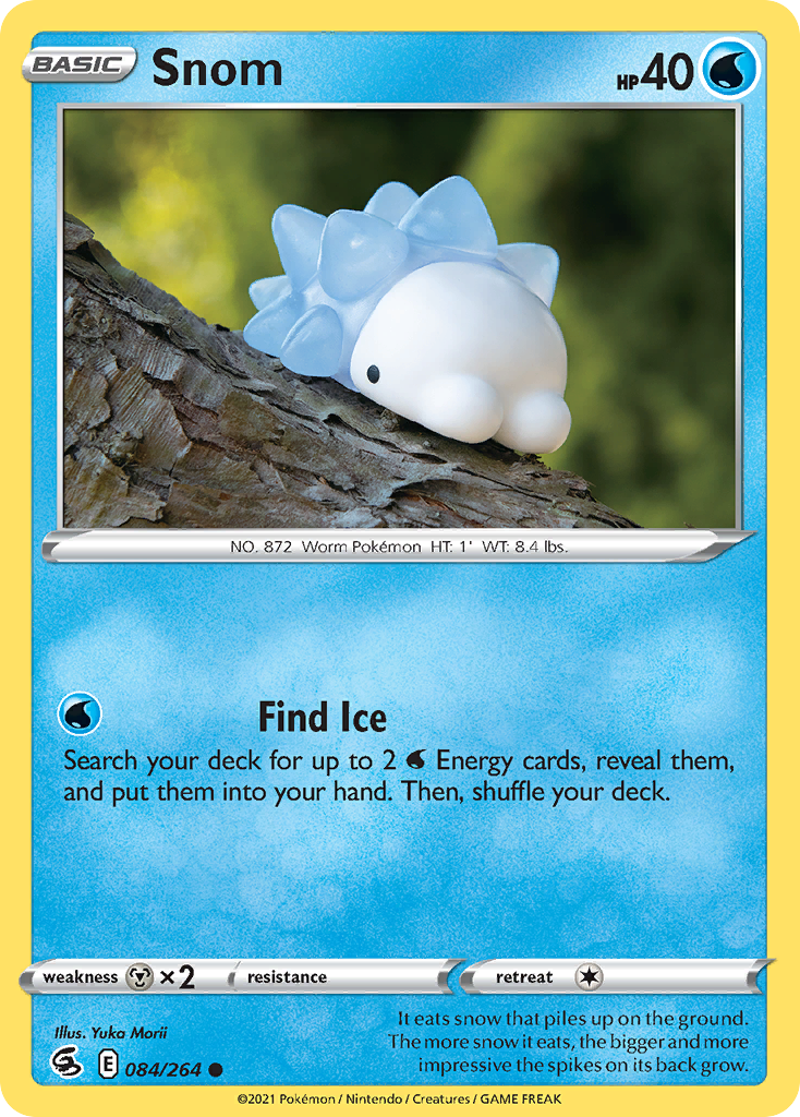 Snom 084/264 Fusion Strike - Common Non-Holo Pokemon Card
