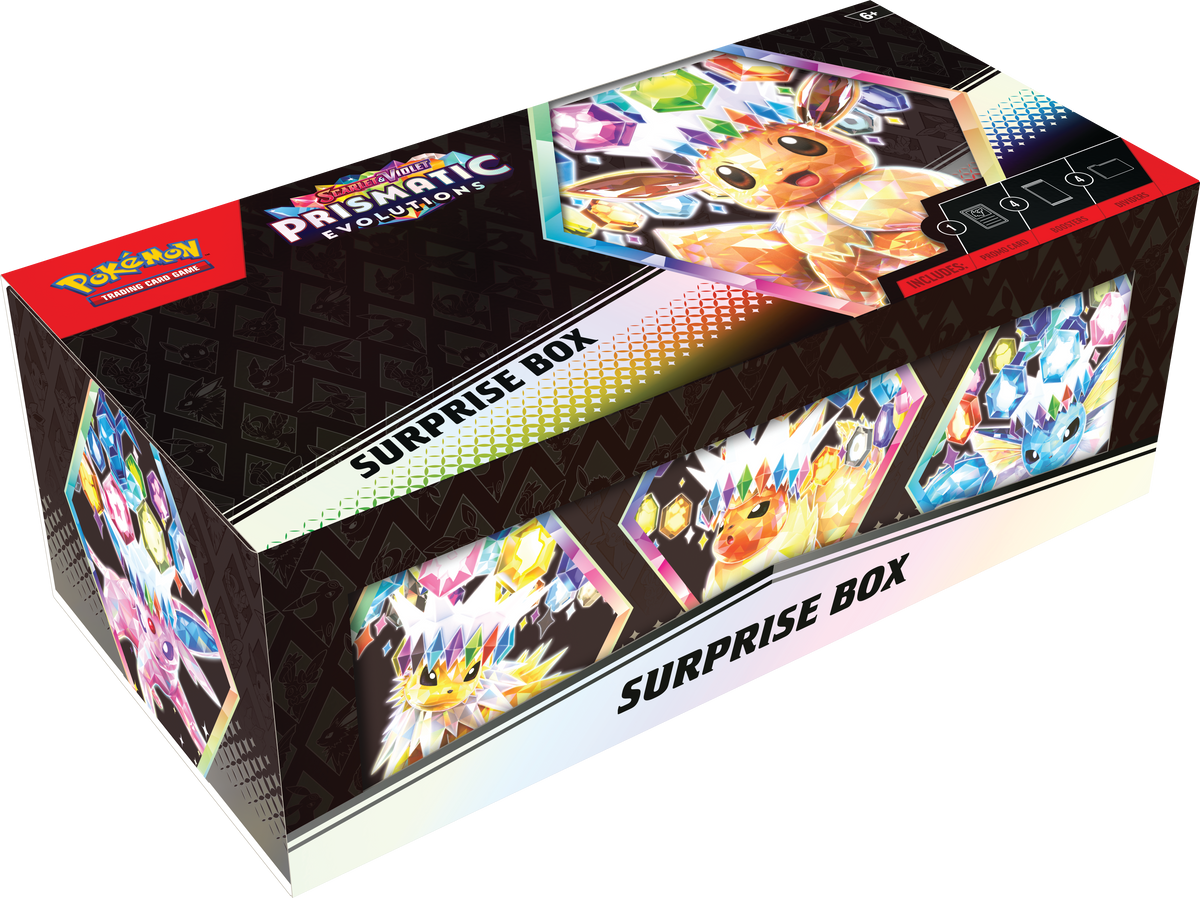 Prismatic Evolutions Surprise Box - Pokemon Live Online Code