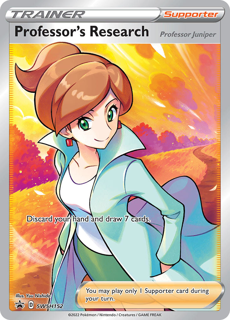 Professor's Research SWSH152 Sword & Shield Black Star Promos - Promo Holo Pokemon Card