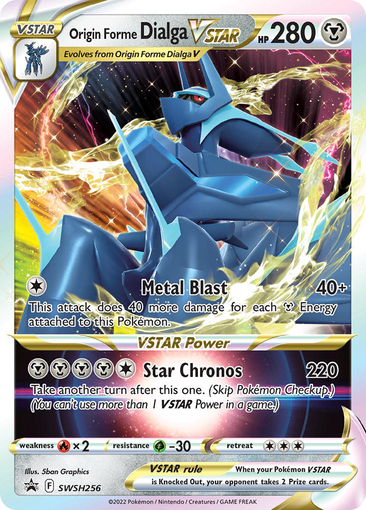 Origin Forme Dialga VSTAR SWSH256 Sword & Shield Black Star Promos - Promo Holo Pokemon Card