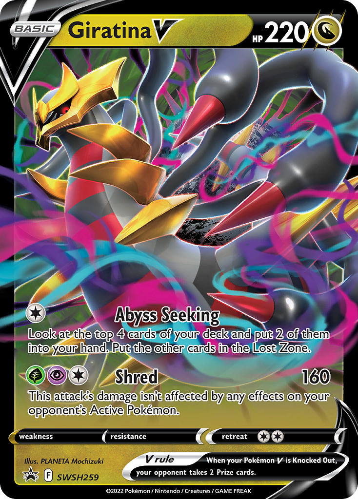 Giratina V SWSH259 Sword & Shield Black Star Promos - Promo Holo Pokemon Card