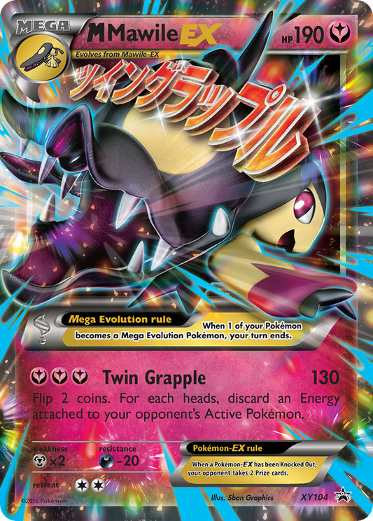 M Mawile EX XY104 XY Black Star Promos - Promo Holo Pokemon Card