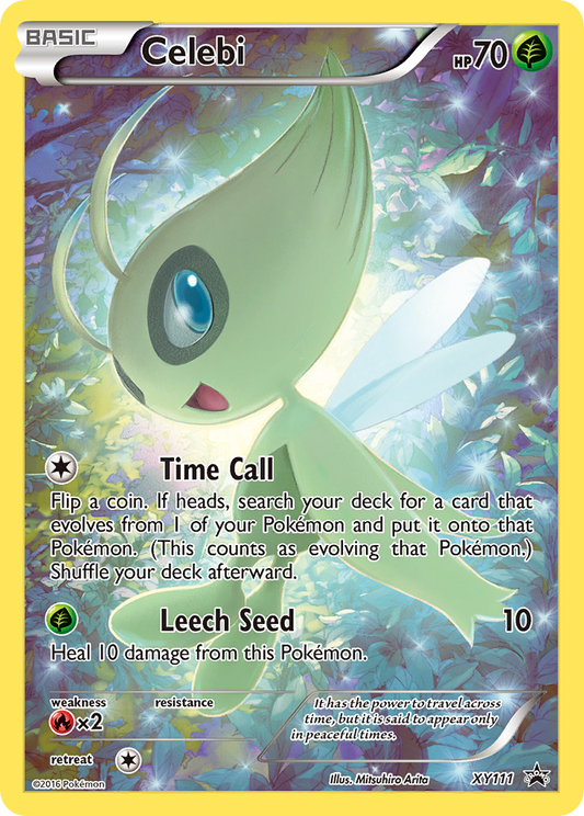 Celebi XY111 XY Black Star Promos - Promo Holo Pokemon Card