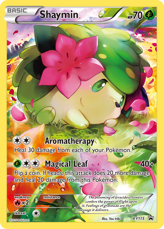 Shaymin XY115 XY Black Star Promos - Promo Holo Pokemon Card