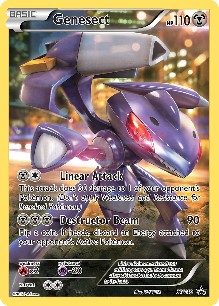 Genesect XY119 XY Black Star Promos - Promo Holo Pokemon Card