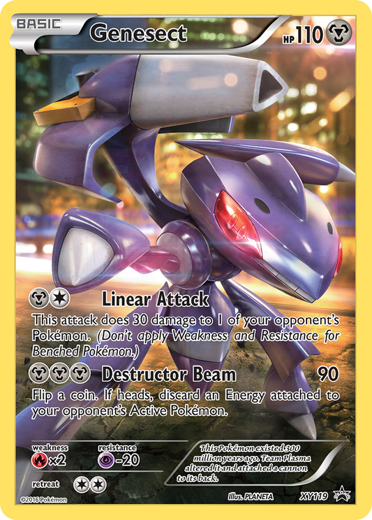 Genesect XY119 XY Black Star Promos - Promo Holo Pokemon Card