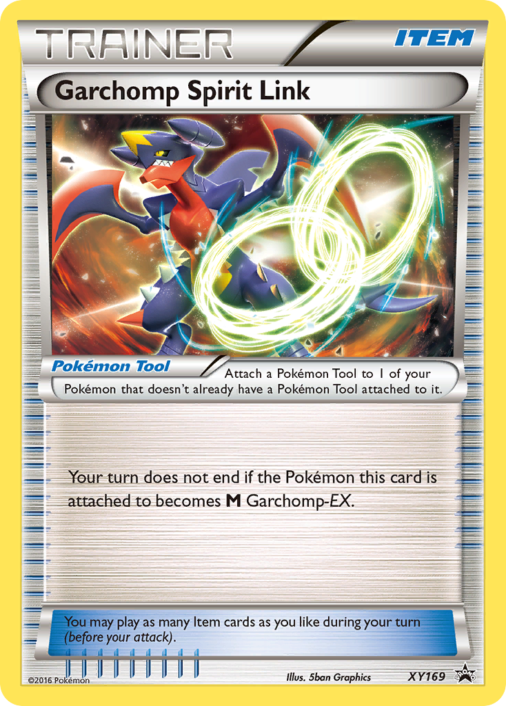Garchomp Spirit Link XY169 XY Black Star Promos - Promo Holo Pokemon Card