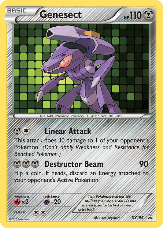 Genesect XY196 XY Black Star Promos - Promo Holo Pokemon Card