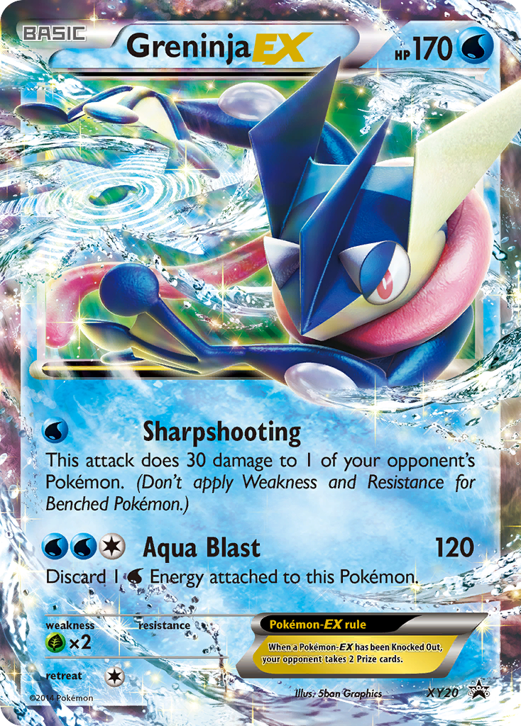 Greninja EX XY20 XY Black Star Promos - Promo Holo Pokemon Card